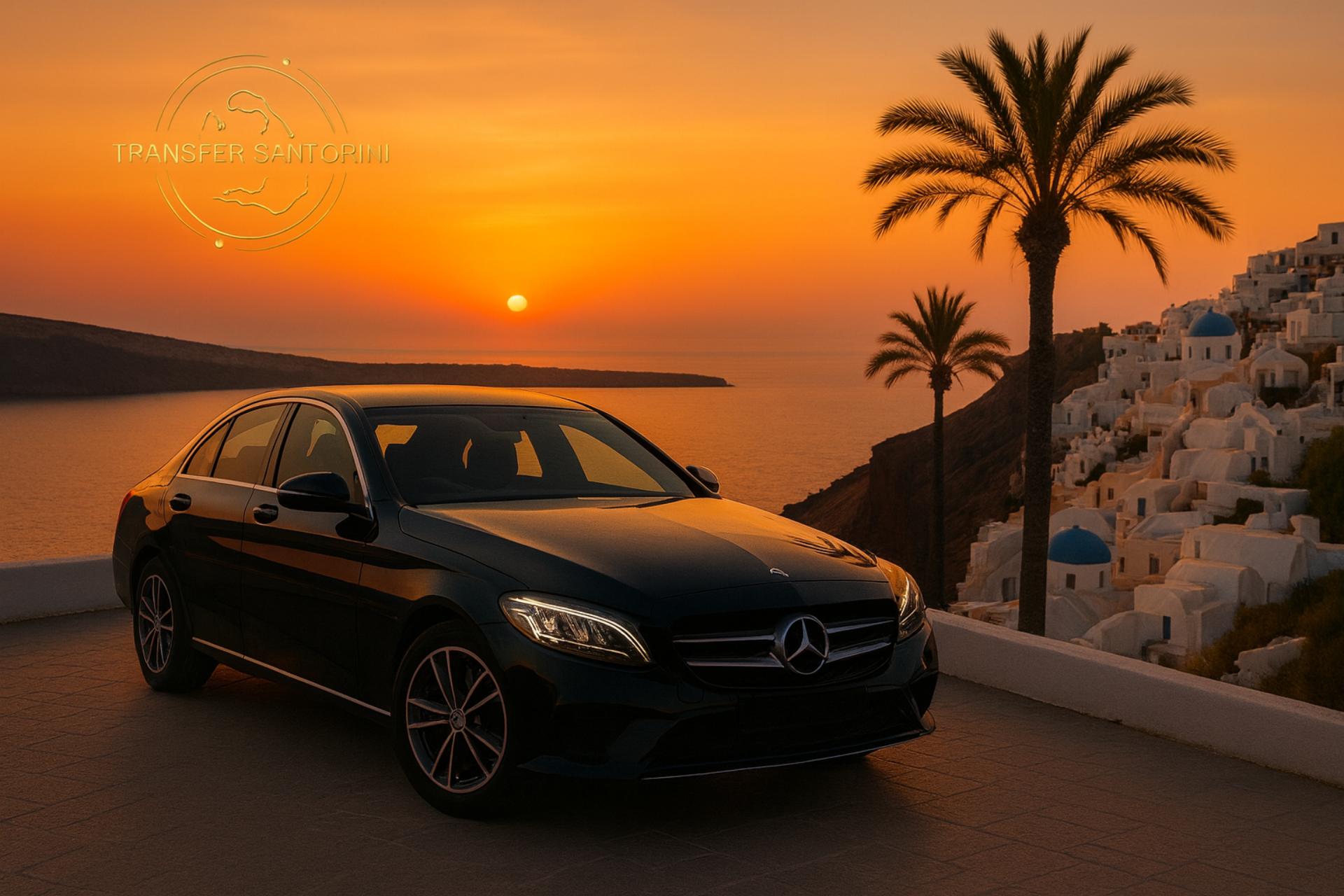 Executive transfer in Santorini with luxury